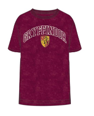 Harry Potter Gryffindor Parks Boyfriend Burgundy Junior T-shirt