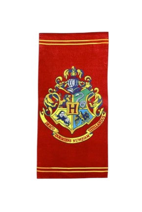 Harry Potter Hogwarts School of Witchcraft and Wizardry School Crest Beach 28" X 58" Bath/Pool/Beach Towel - Super Soft & Absorbent Fade Resistant Cotton Towel