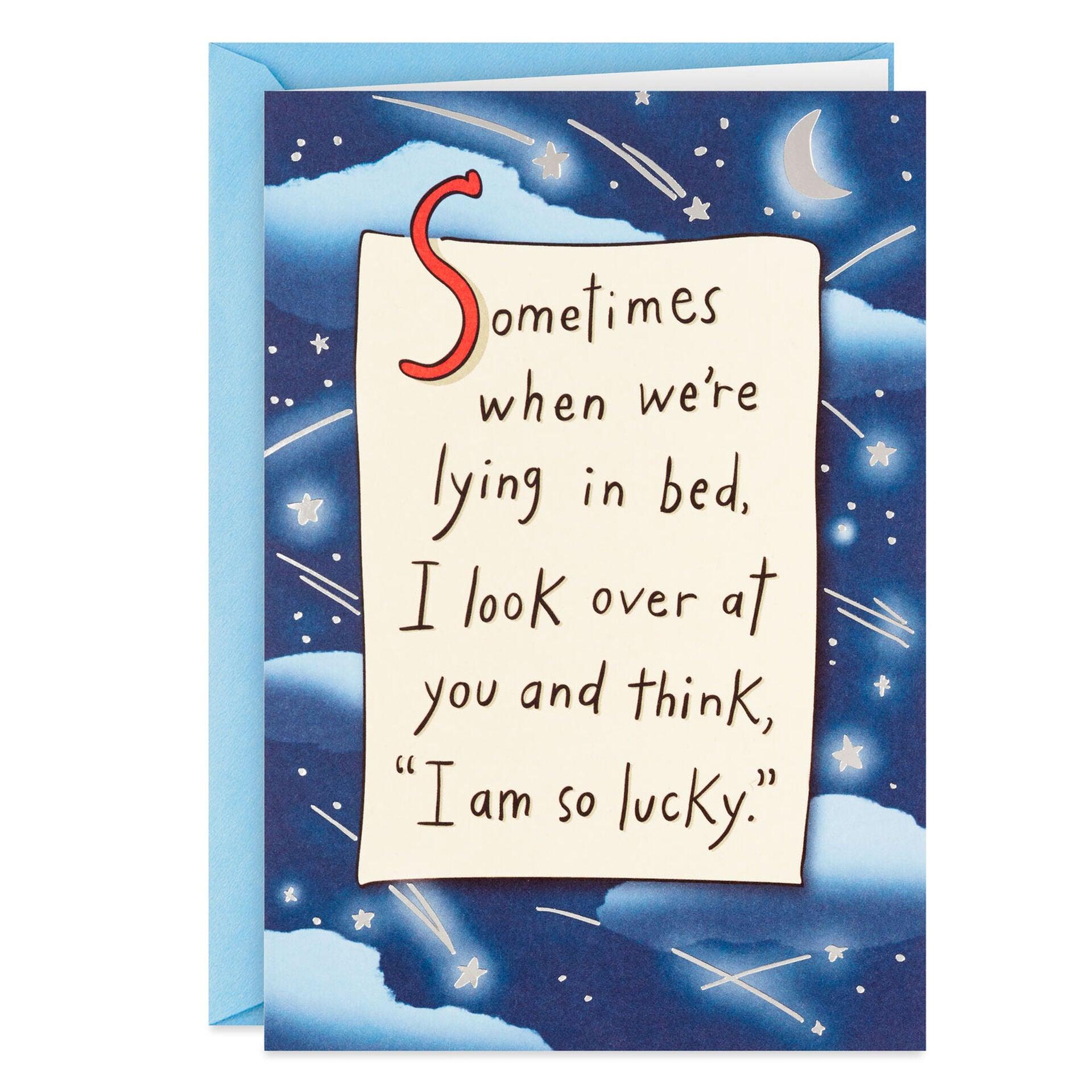 I'm Still Lucky Funny Anniversary Card