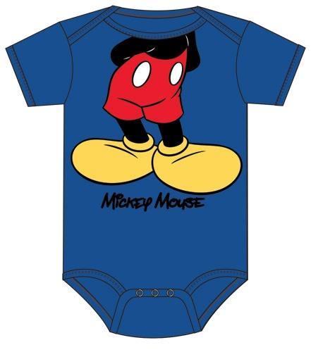 Infant Onesie I am Mickey Headless, Royal Blue
