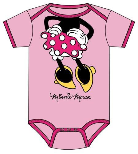 Infant Onesie I am Minnie Headless, Light Pink