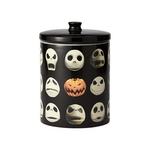 Jack Skeokie Jar Canister, 9.25 inch, Black