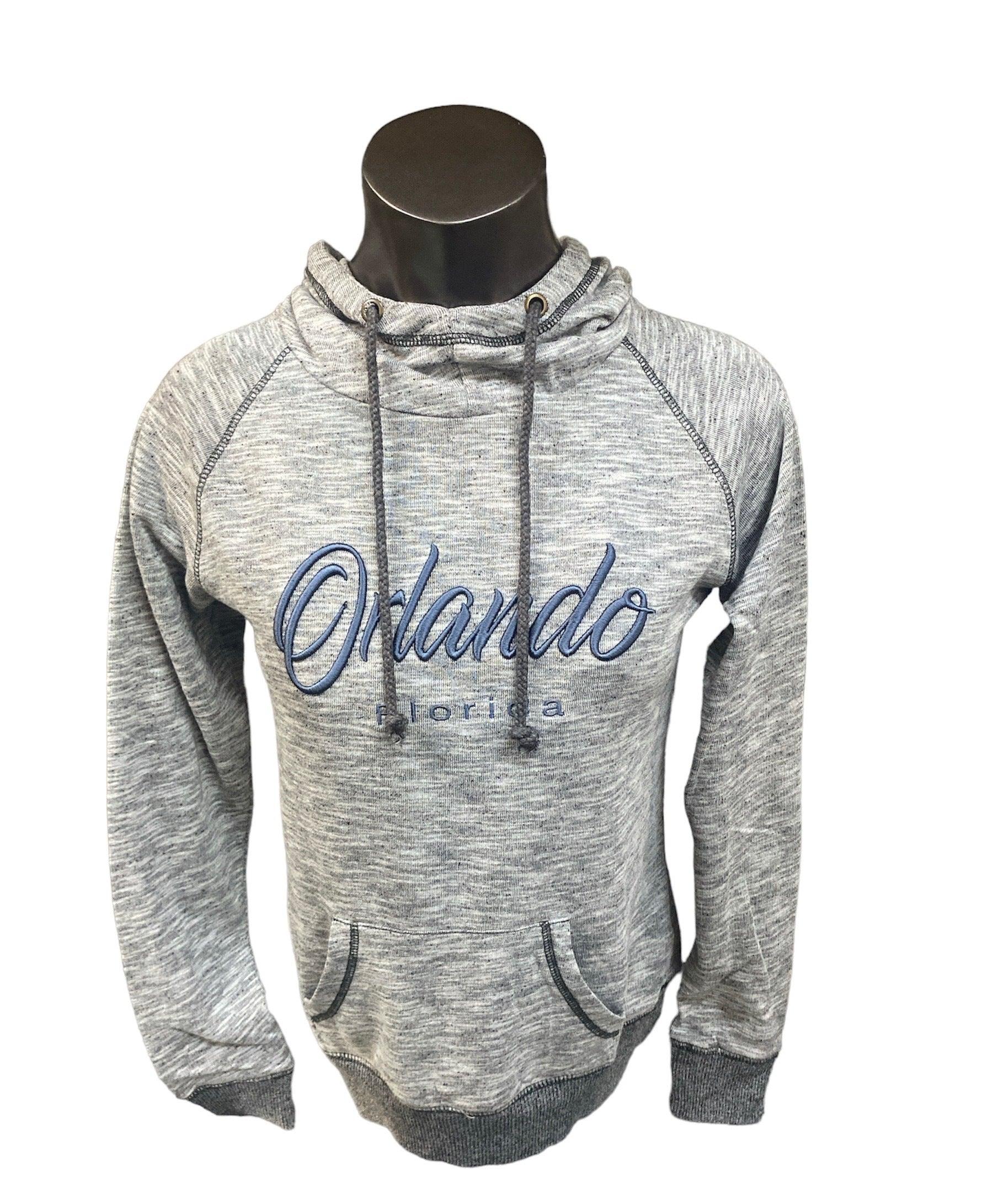 Jr. Marled Hoodie French Terry- Black