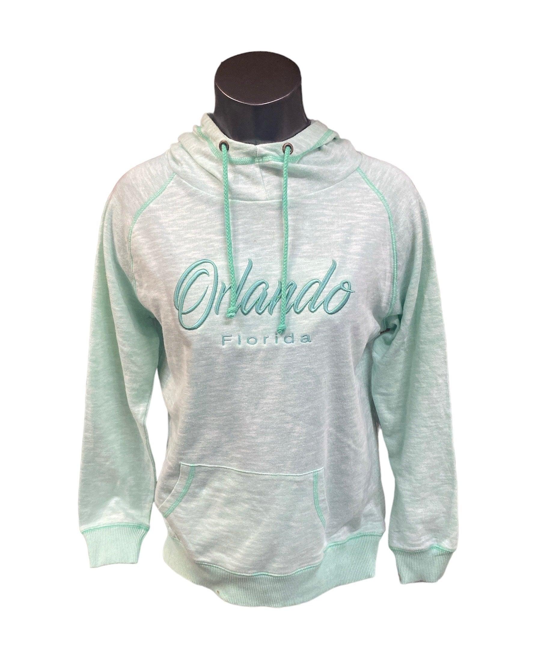 Jr. Marled Hoodie French Terry- Sea Glass
