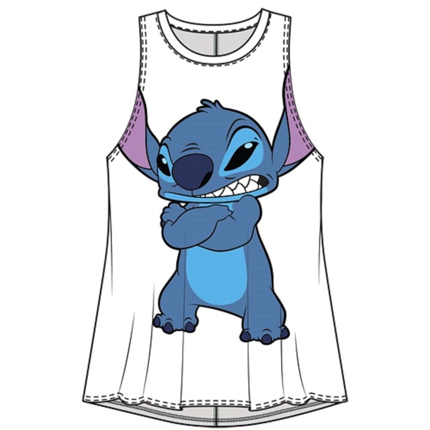 Junior Fashion Tank Not in the Mood Stitch, White
