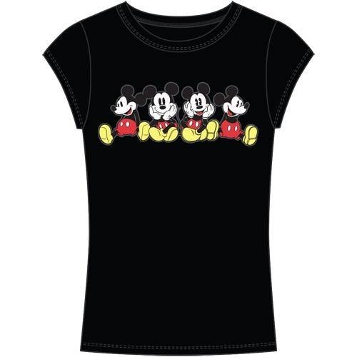 Junior Fashion Top Lounging Mickeys, Black