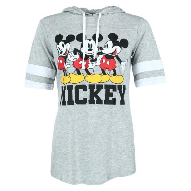 Junior Mickey Mouse Shirt Hooded Football Top