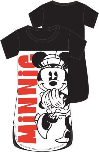 Junior Scoop Neck Tunic Minnie Mouse, Black and White