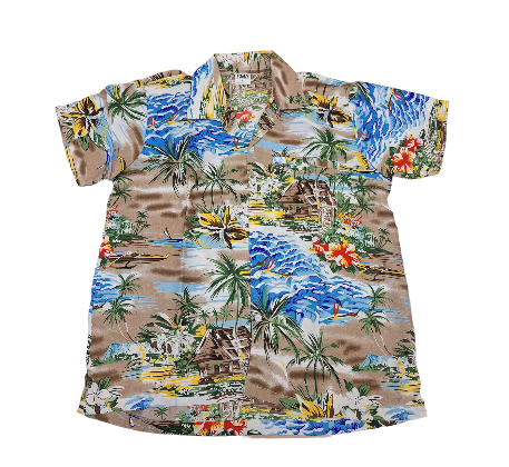 Boat Palm Men's Hawaiian Shirt