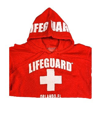 Lifeguard Adult Hoodie /Sleeve Chest Prnt