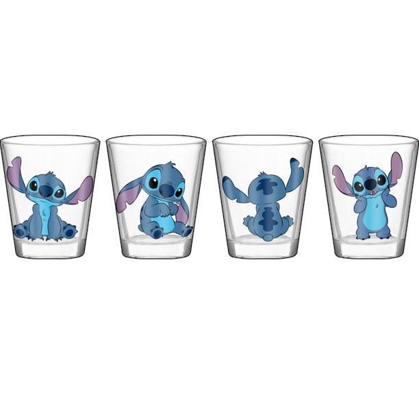Disney Lilo & Stitch 10 Oz Glassware Set of 4 Glasses