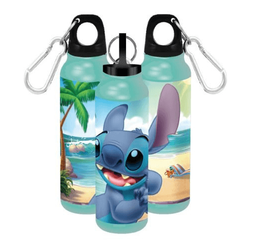 Lilo and Stitch Beach Aluminum Water Bottle