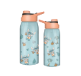Stitch Hawaiian Shirt and Icons Tossed Pattern  28oz Water Bottle w Screw Lid