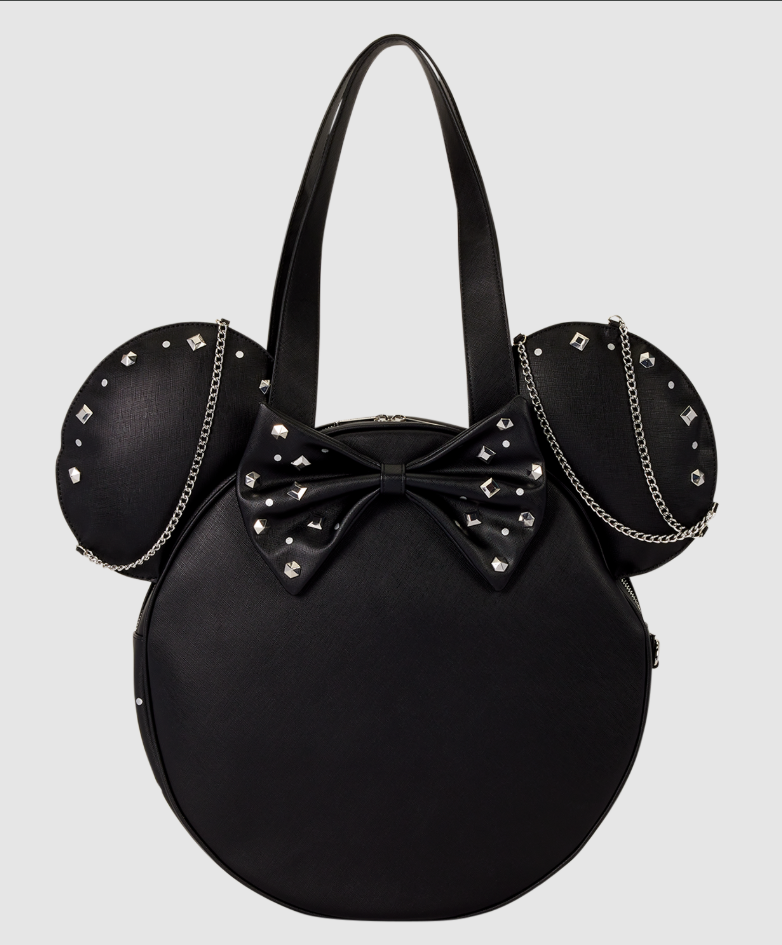 Minnie Mouse Studs & Chains Oversized Figural Tote Bag