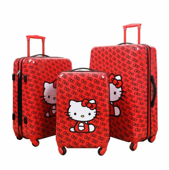 Hello Kitty Red Bow Piece Luggage 1pc