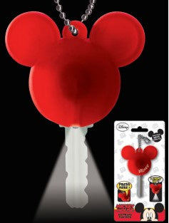 MICKEY ICON LIGHT UP PVC KEY HOLDERS