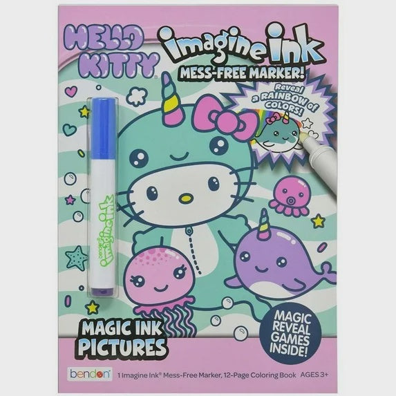 Hello Kitty Magic Ink Coloring Book