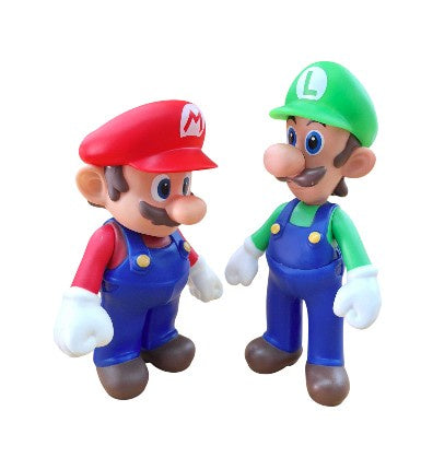 Mario and Luigi Figurines Asst