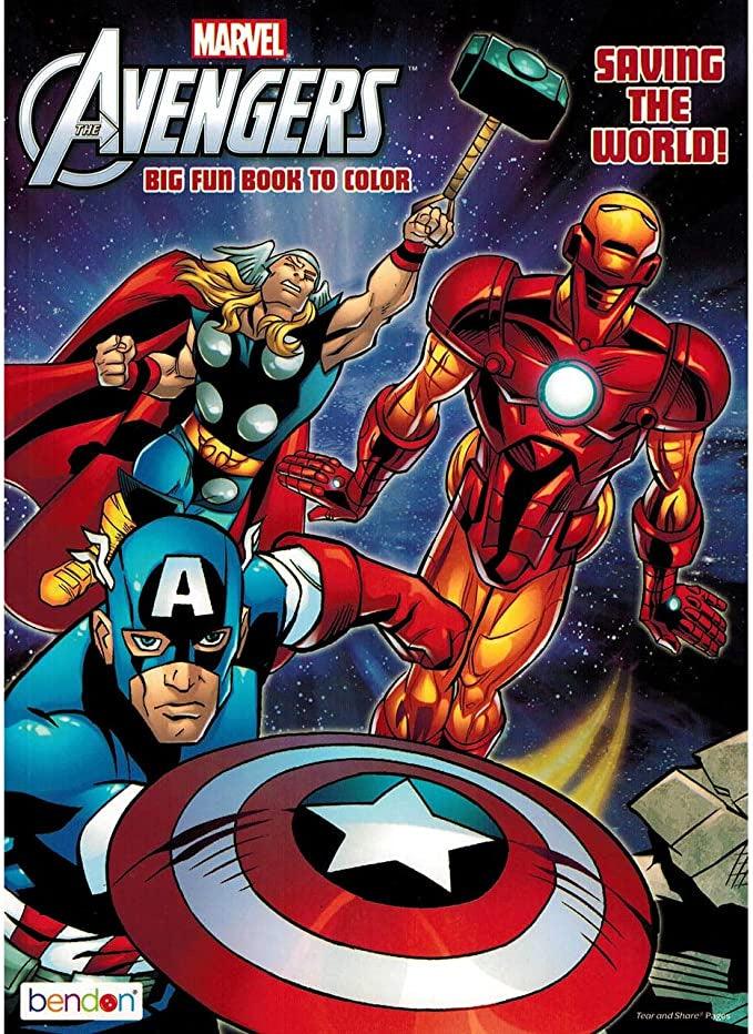 Marvel Avengers Big Fun Book to Color - 80 Pages