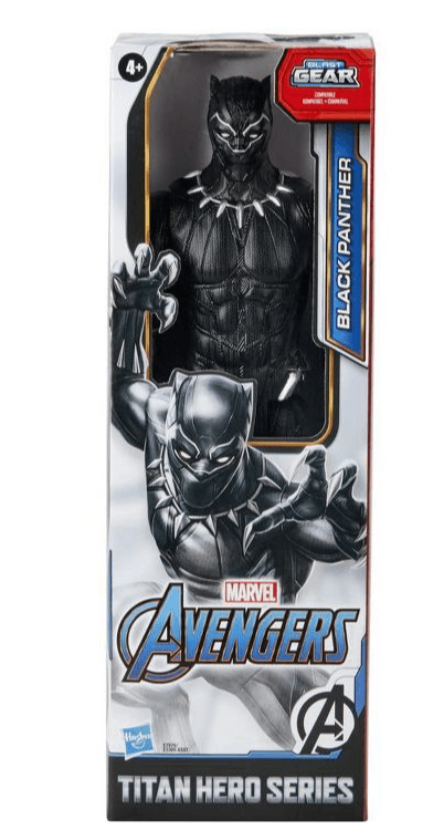 Titan Hero Series - Pack de 4 figurines Iron Man, Captain America, Black  Panther et Iron Spider - Avengers