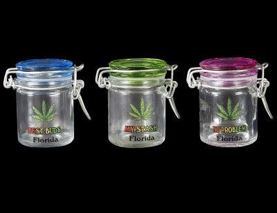Mason Jar Shot Glass-Leaf Design