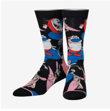 Mens Straight Crew- Ren & Stimpy