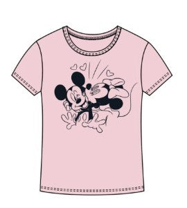 Junior Mickey & Minnie Gotcha Sport Baby Tee Pink