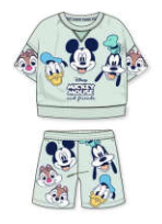 Disney Mickey & Friends Light Green Shirt & Shorts Set