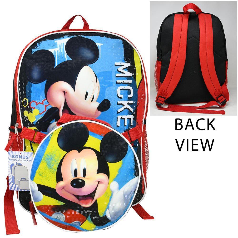Mickey 16 Backpack with shaped Lunch Bag