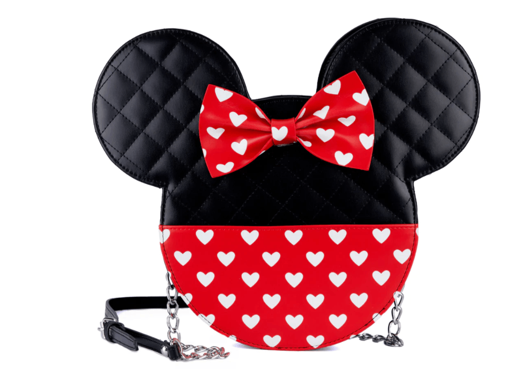 Mickey and Minnie Mouse Love Reversible Crossbody Bag