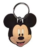 Disney Mickey Head Lasercut Pvc key Chain