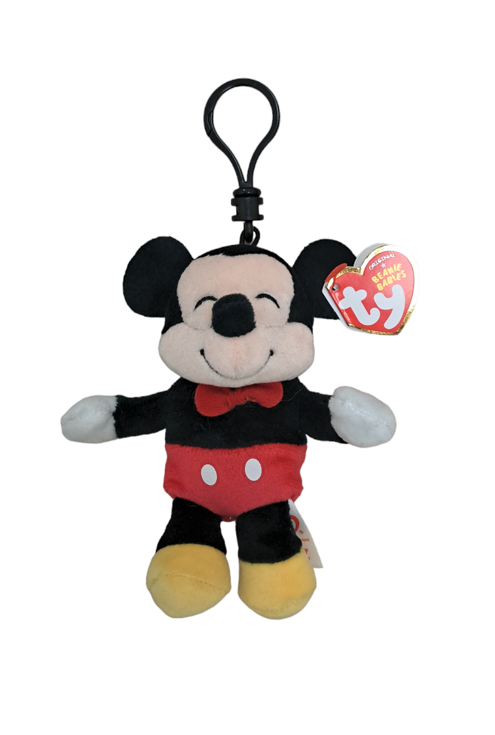 TY Beanie Babies Mickey Mouse Floppy Clip