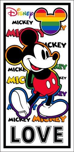 Mickey Mouse Pride Beach Towel (71cm x 147cm)