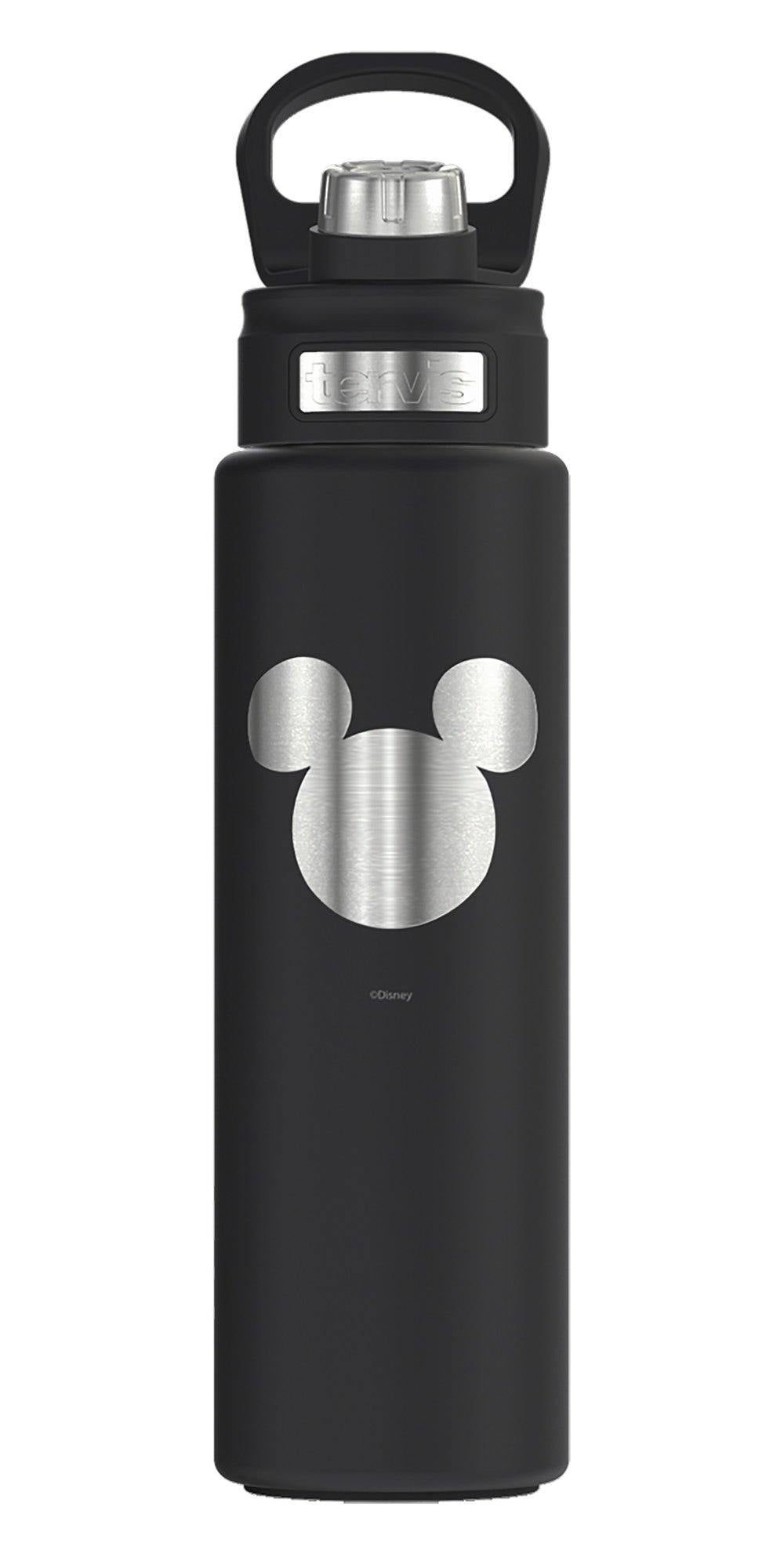 Mickey Silhouette Black Stainless Steel Tumbler 24 Oz