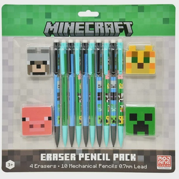 Minecraft 10pk Mechanical Pencils