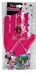 MINNIE 7" BEADED RING BRACELET WITH GLITTER