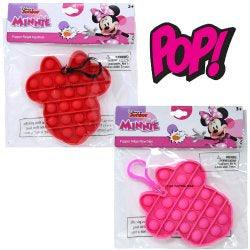 Minnie Head Shaped Fidget Keychain