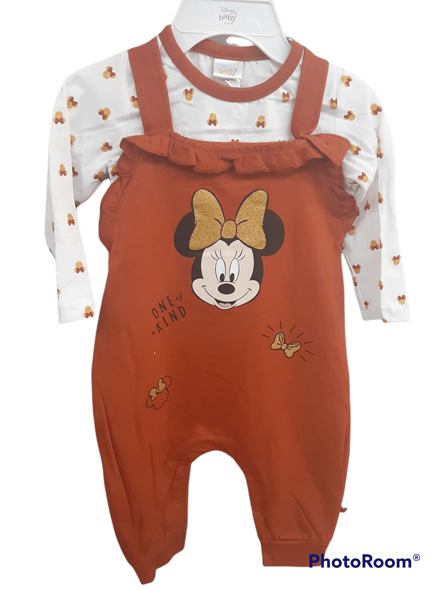 Minnie Mouse 2 piece Overall Set
