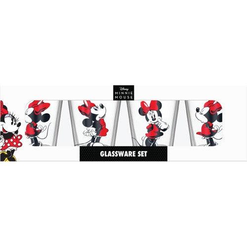 Minnie Mouse 4pc Shot Glass Set