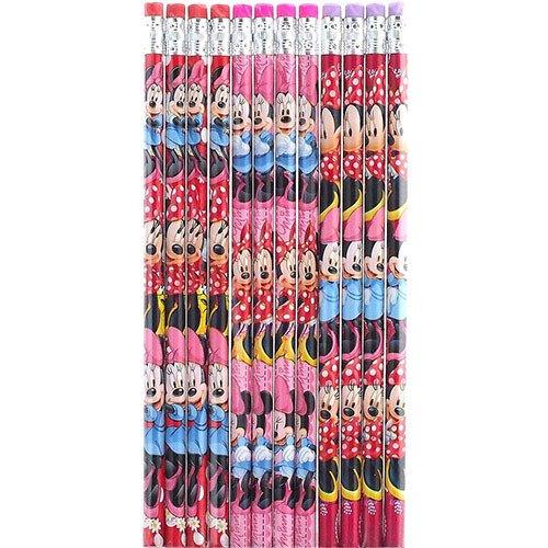 Minnie Mouse Character 12 Wood Pencils Pack