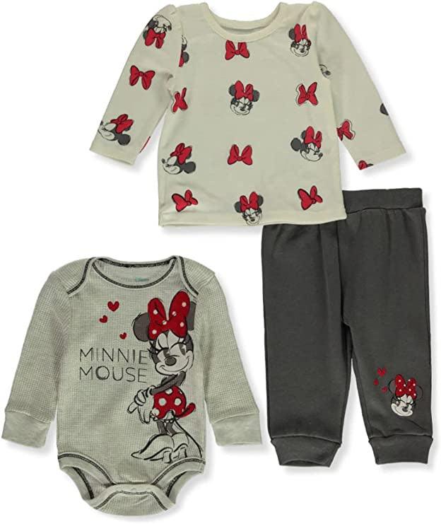 Minnie Mouse Jogger Set - 3 Piece Bodysuit
