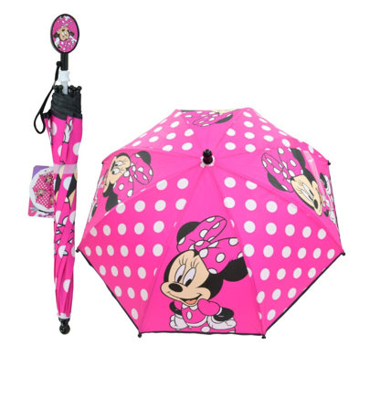 Minnie Mouse Polka Dot Umbrella with Clamshell Handle