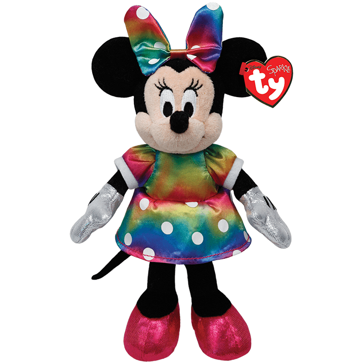 Minnie Tie Dye SparklePlush 13"