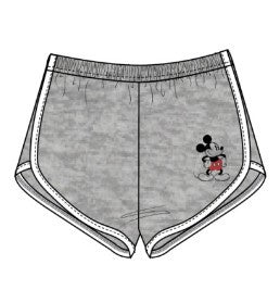 Disney Mickey Old School Sport Short w/ Binding Gray