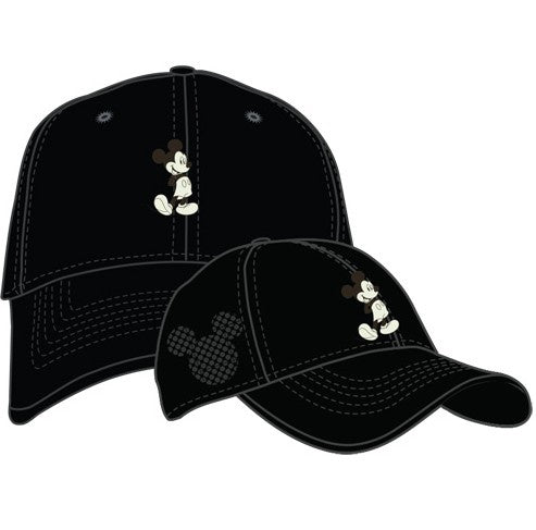 Adult Disney Mickey Stand Alone Black Cap
