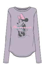 Junior Minnie Mouse Long Sleeve Purple