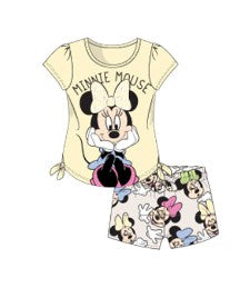 Disney Minnie Mouse Baby 2Pc Short Set Yellow