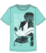 Adult Disney Muggin Mickey Aqua Surf T-Shirt