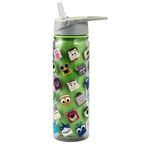 Multi Character Heads Pattern Green 16 oz Double Wall Tritan