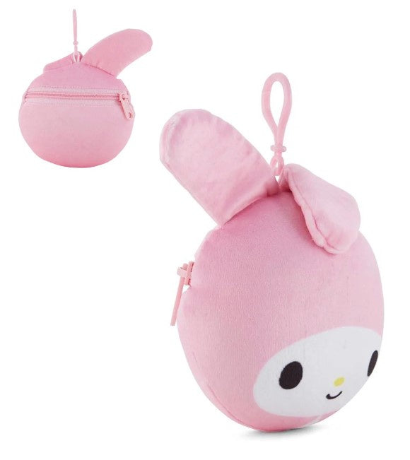 My Melody 6" Pink Plush Head Zipper Pull